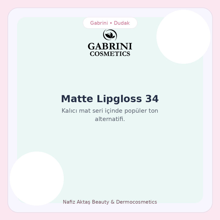 Matte Lipgloss 34