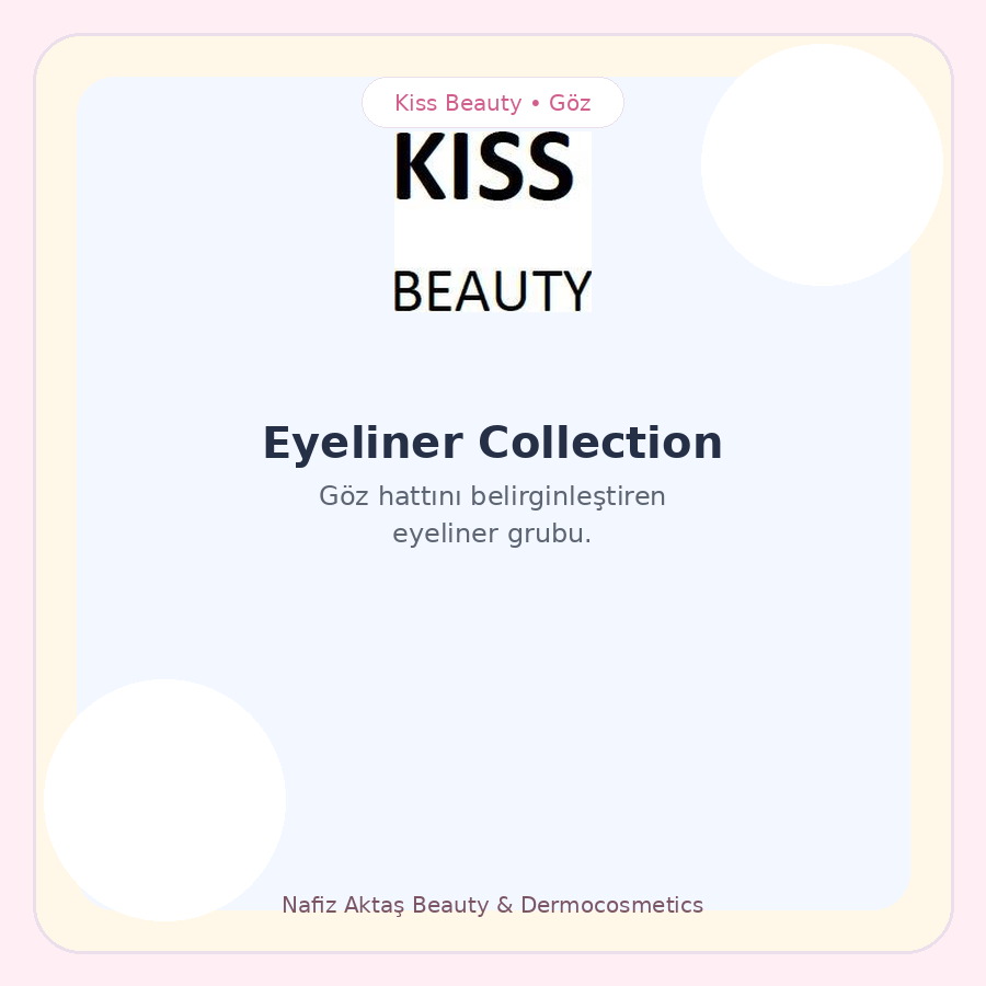 Kiss Beauty Eyeliner Collection