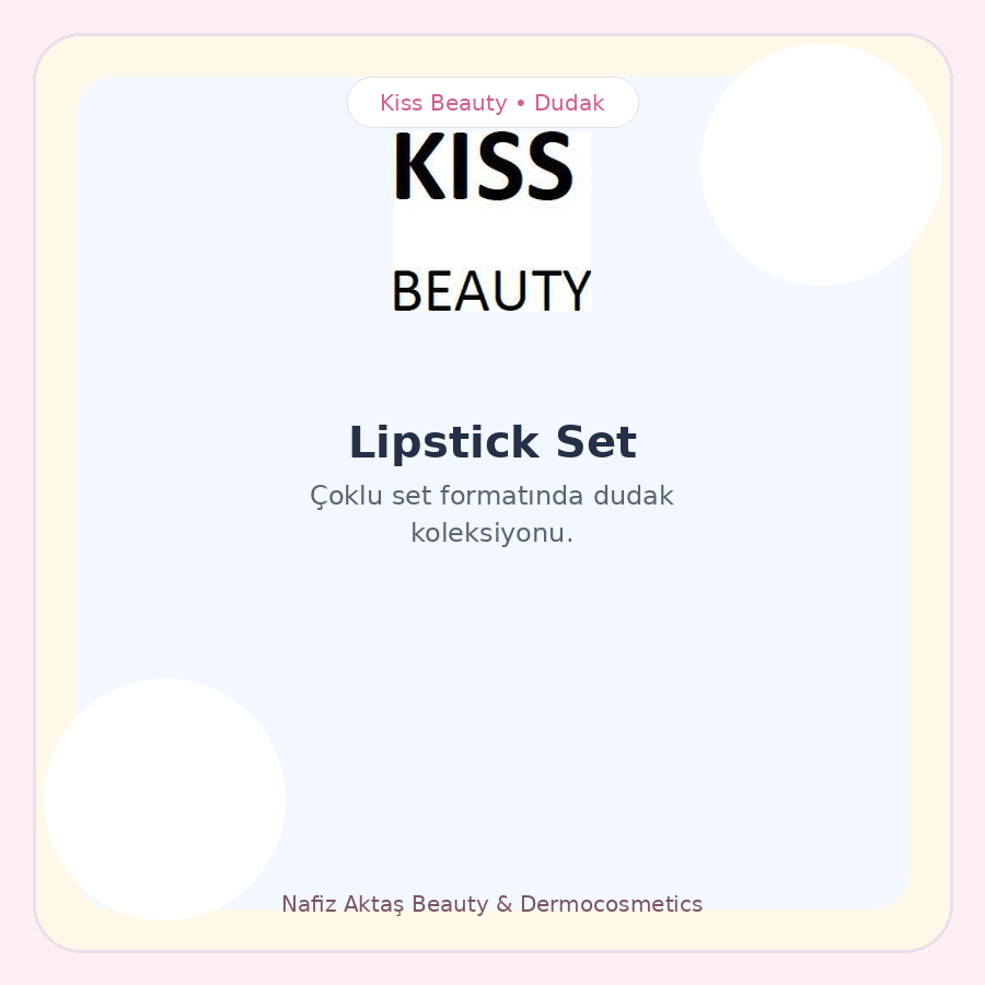 Kiss Beauty Lipstick Set
