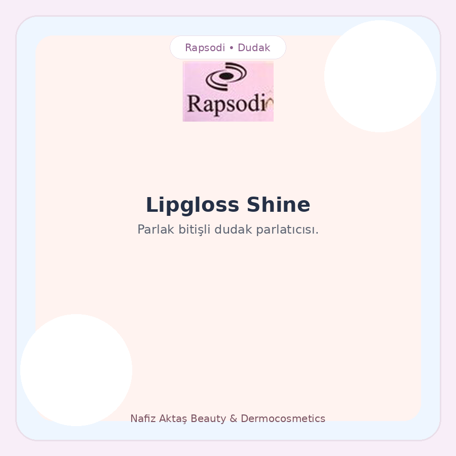 Rapsodi Lipgloss Shine